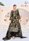 Black Queen By Alok Suits Rayon Printed Pakistani Dress Material Suppliers In India